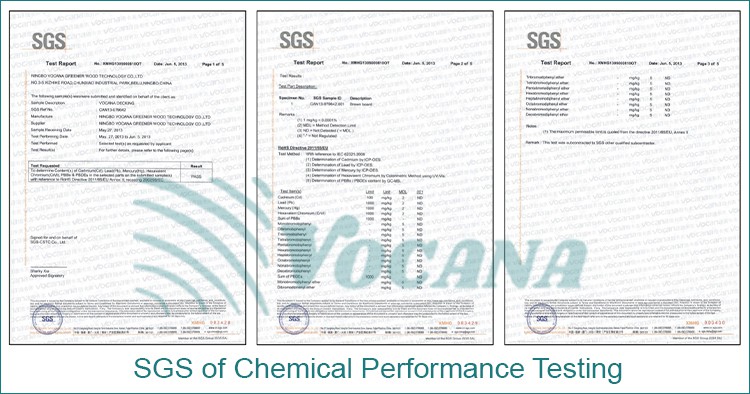 SGS of WPC Cladding for Exterior SGS of WPC Cladding for Exterior