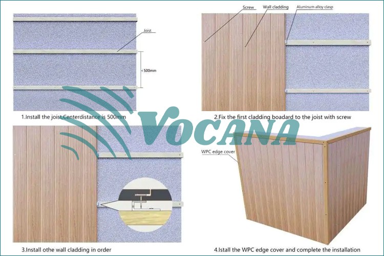 exterior wpc wall panel install