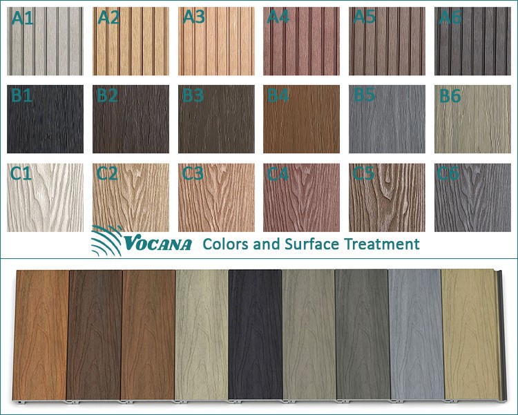 WPC colors and textures WPC colors and textures