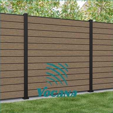 Ugunsdroša koka graudu WPC dārza žogs