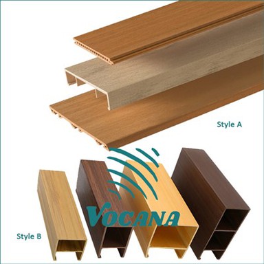 Koka graudu ugunsdroša WPC griestu paneļi