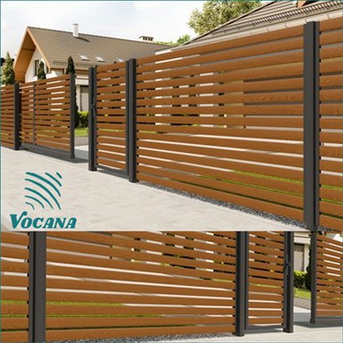 WPC kompozītmateriālu nožogojums