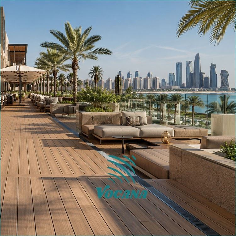 WPC Decking For Botanical Garden Walkways | Vocana suppliers